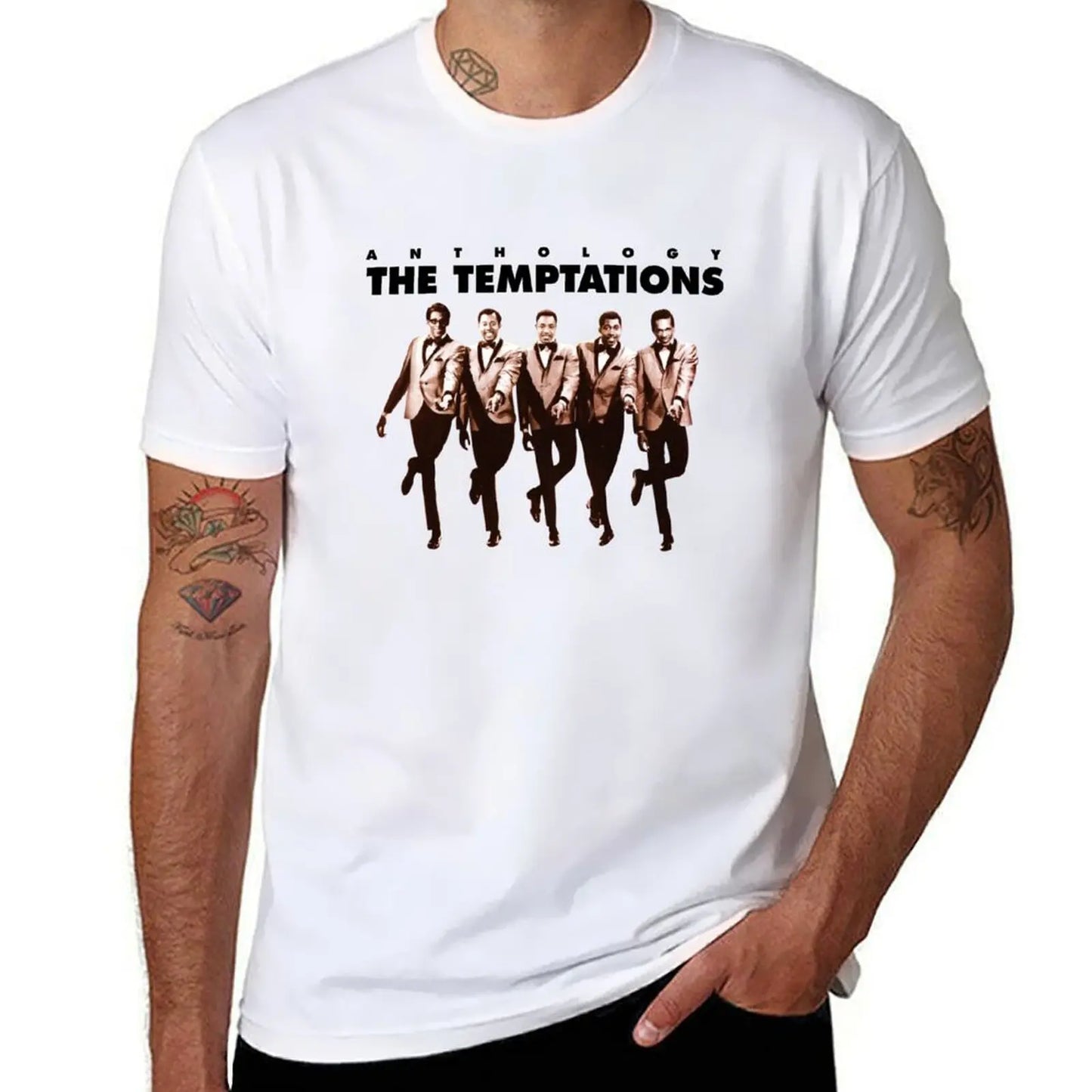 The Music Temptations Anthology T-Shirt t shirts for man graphic cars man t shirt cotton T-Shirt