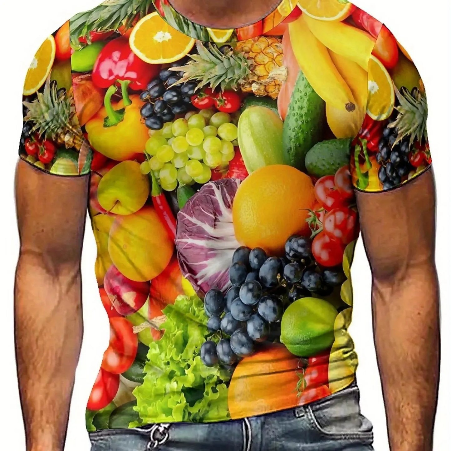 Spring Summer Casual T-shirt for Men