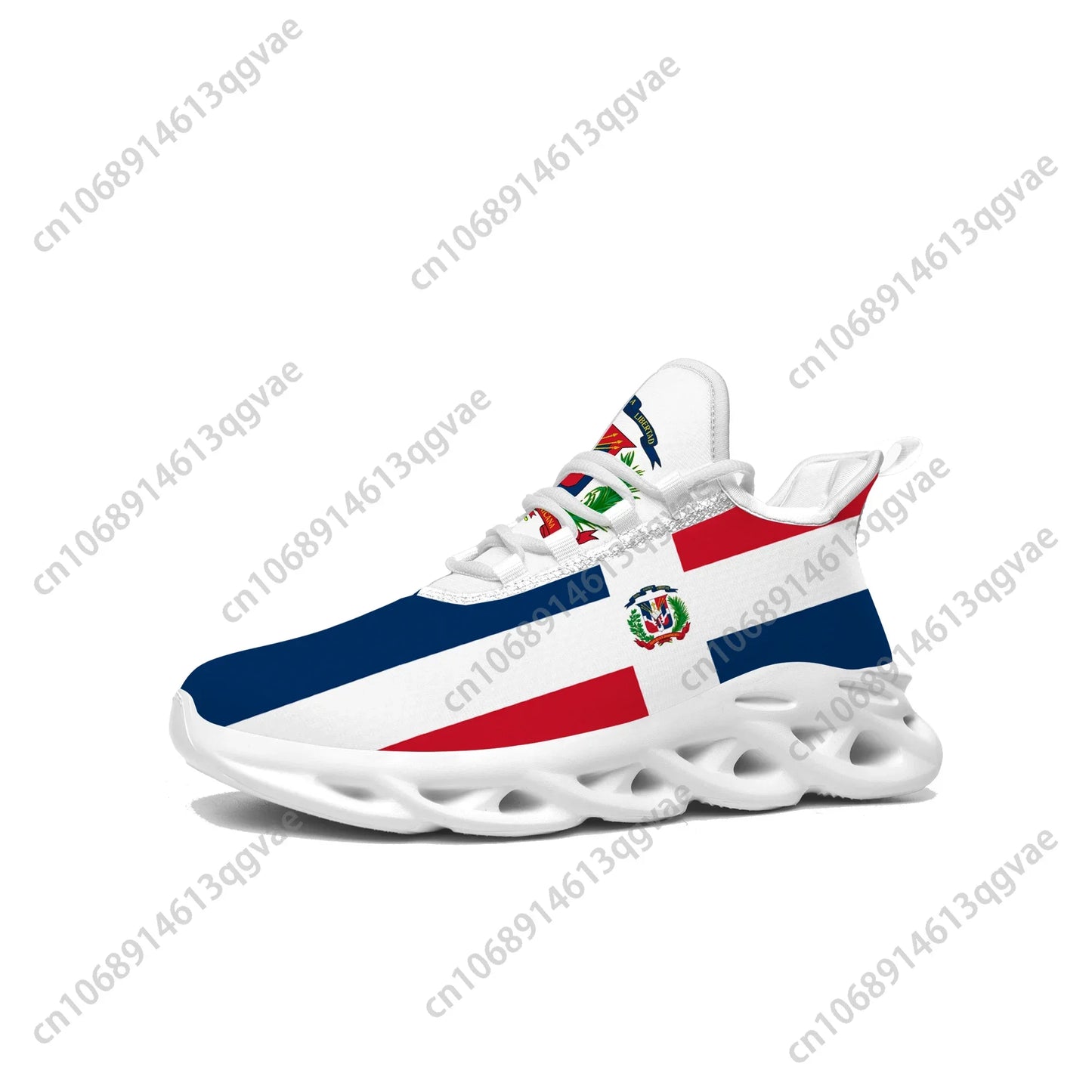 Dominican Republic Flag Flats Sneakers Mens Womens Sports