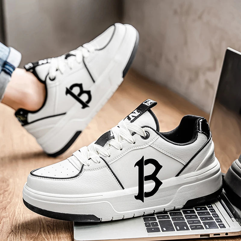 White Comfortable Breath  Anti Slip Footwear Autumn New Men's Casual Shoes
