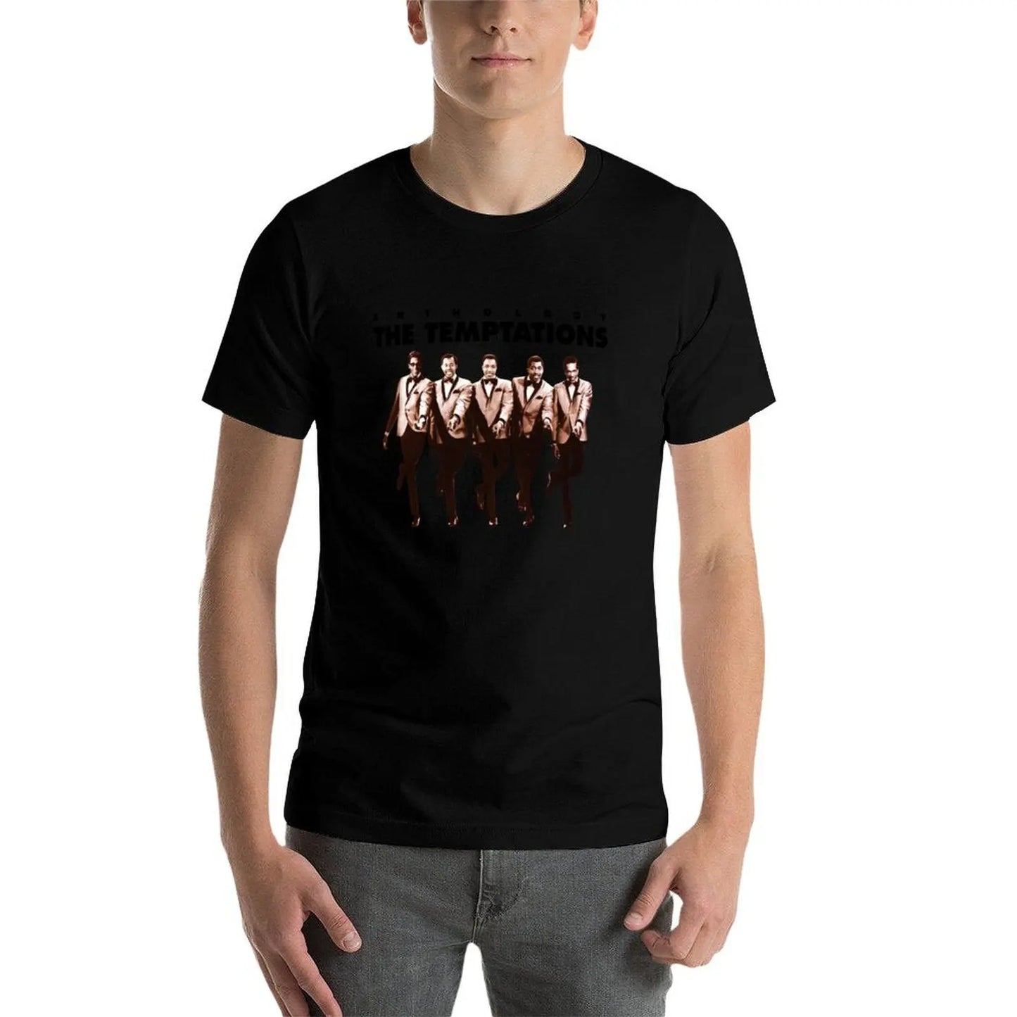 The Music Temptations Anthology T-Shirt t shirts for man graphic cars man t shirt cotton T-Shirt