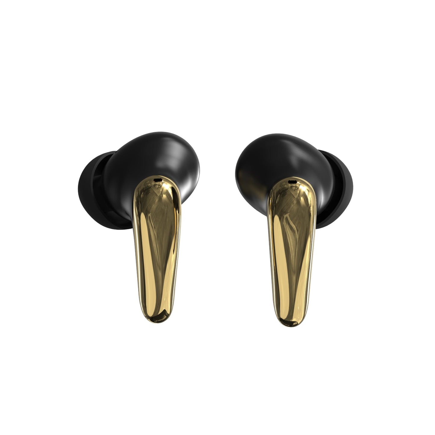 AIR Focus ANC Matte Black and Gold Active Noise Canceling Earbuds (In Ear Wireless Headphones)