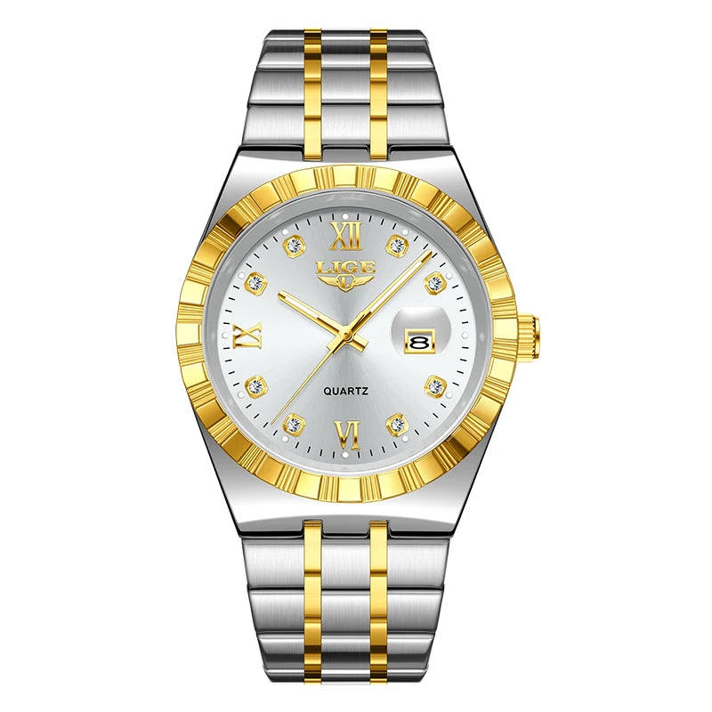 LIGE Original Quartz Man Wristwatch Fashion Luxury