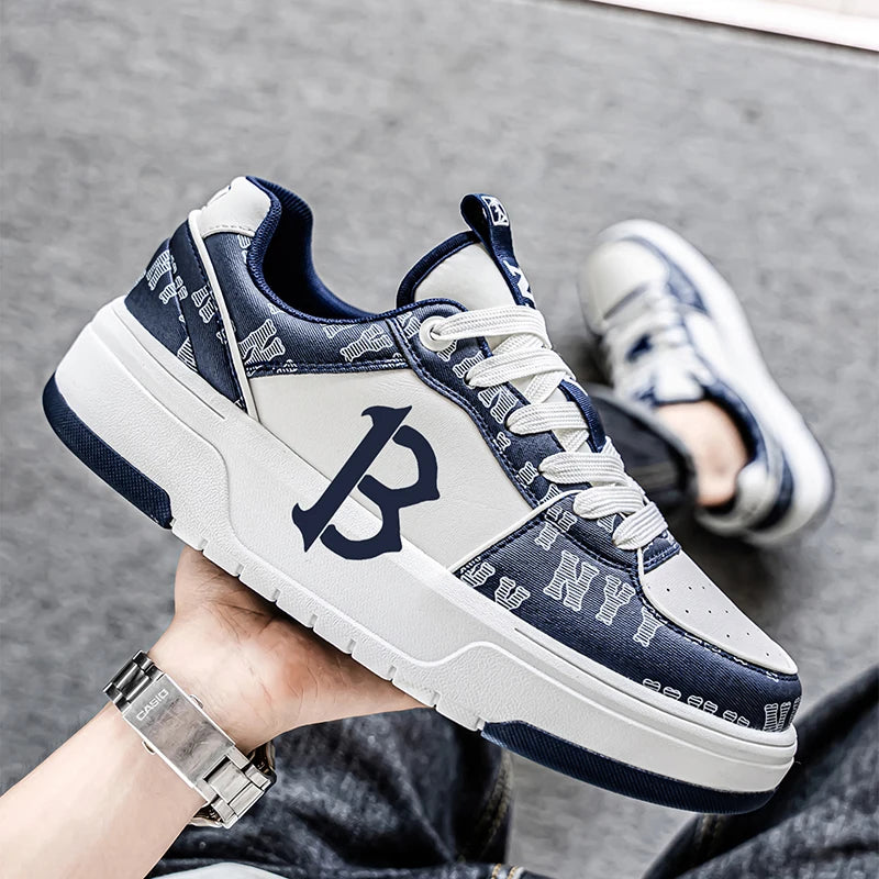 White Comfortable Breath  Anti Slip Footwear Autumn New Men's Casual Shoes