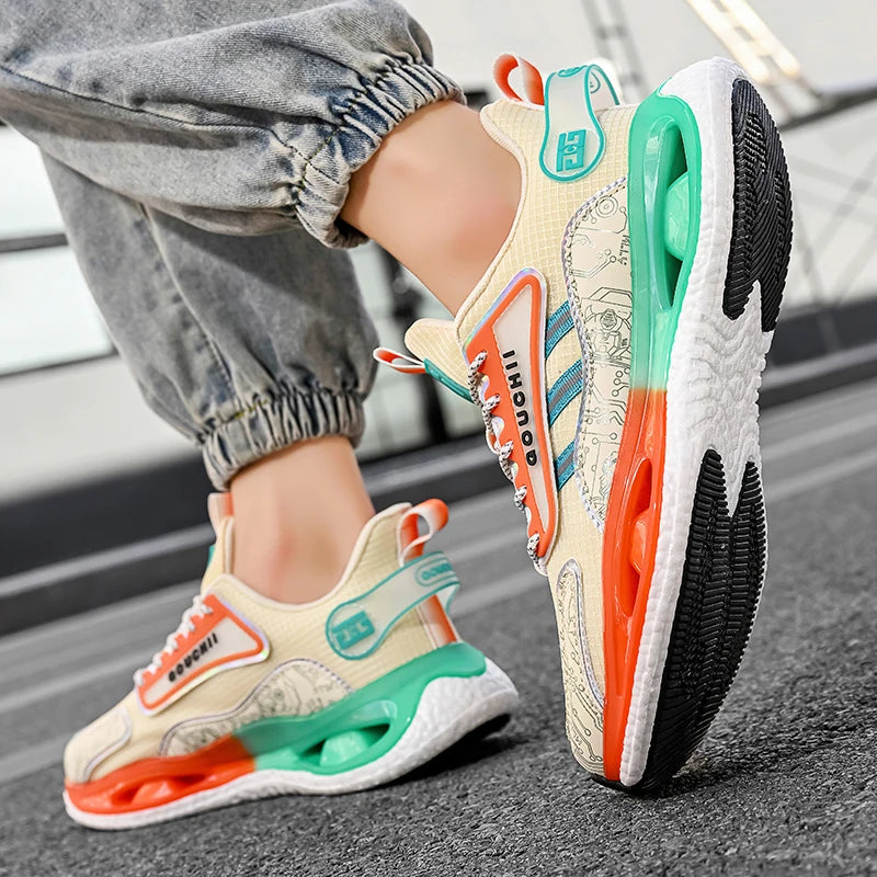 Mesh Carbon Board Running Shoes Anti-Slip