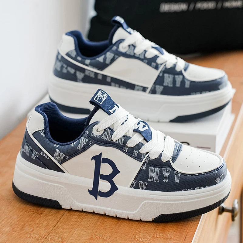 White Comfortable Breath  Anti Slip Footwear Autumn New Men's Casual Shoes