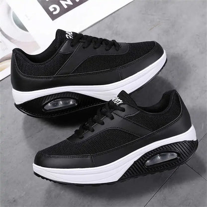 Wedged Light Sneakers Woman Colors Heel Woman Shoes