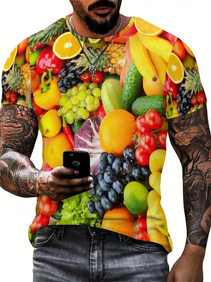 Spring Summer Casual T-shirt for Men