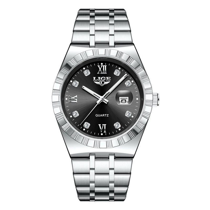 LIGE Original Quartz Man Wristwatch Fashion Luxury