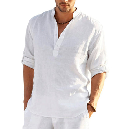 Casual shirts, loose cotton men's shirts