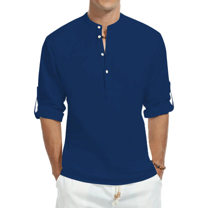 Casual shirts, loose cotton men's shirts