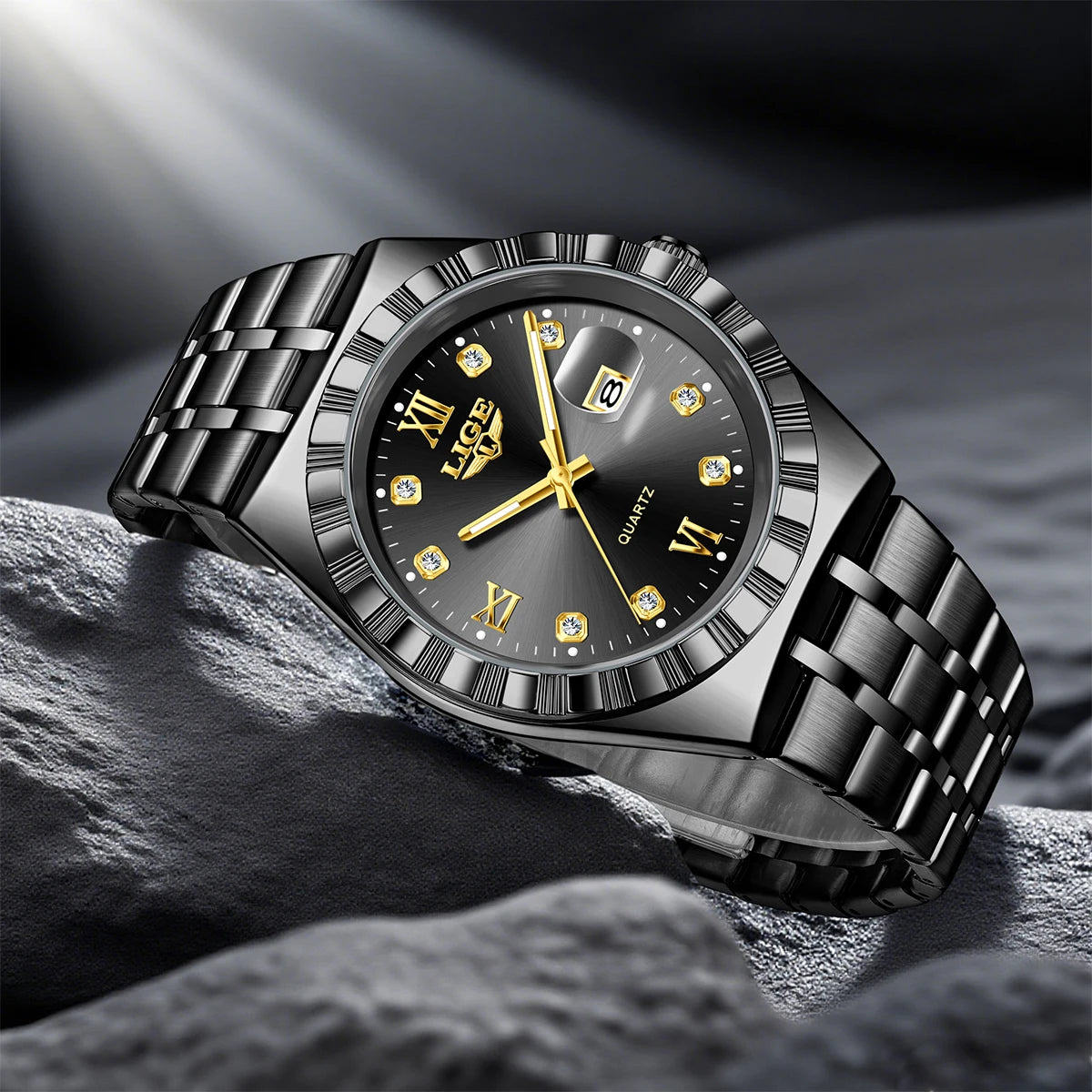 LIGE Original Quartz Man Wristwatch Fashion Luxury