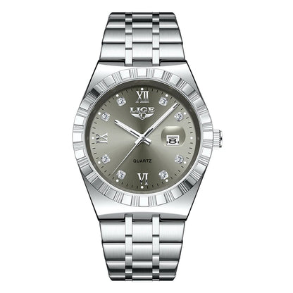 LIGE Original Quartz Man Wristwatch Fashion Luxury