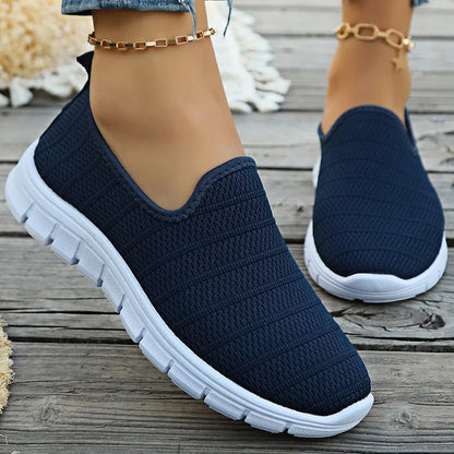 Women's Sneaker Slip On White Shoes