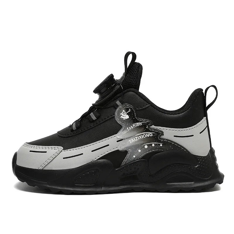 Boys Leather Sneakers Casual Sports Shoes