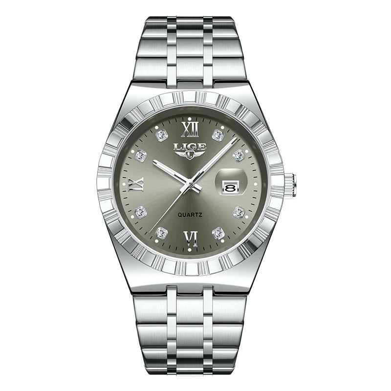 LIGE Original Quartz Man Wristwatch Fashion Luxury