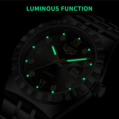 LIGE Original Quartz Man Wristwatch Fashion Luxury