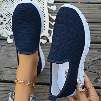 Women's Sneaker Slip On White Shoes