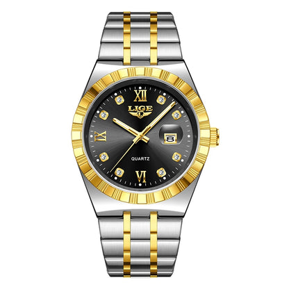 LIGE Original Quartz Man Wristwatch Fashion Luxury