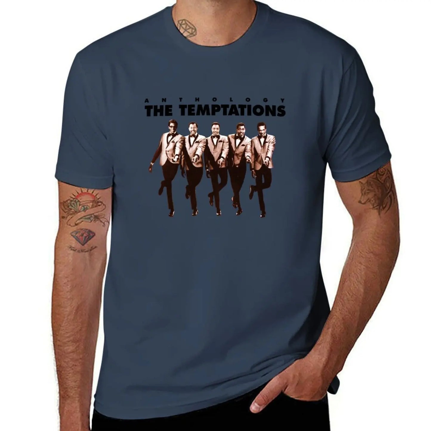 The Music Temptations Anthology T-Shirt t shirts for man graphic cars man t shirt cotton T-Shirt