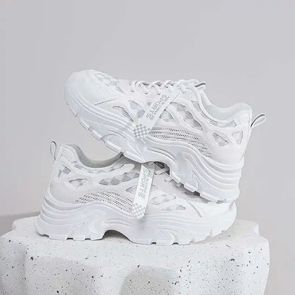 Fabric Lace Up Womans Sports