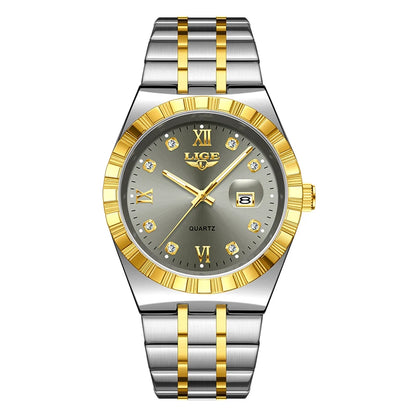 LIGE Original Quartz Man Wristwatch Fashion Luxury