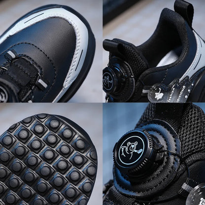 Boys Leather Sneakers Casual Sports Shoes