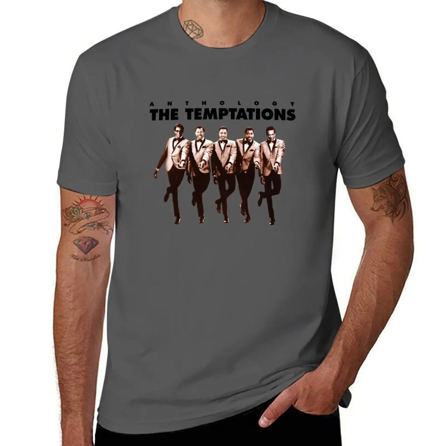 The Music Temptations Anthology T-Shirt t shirts for man graphic cars man t shirt cotton T-Shirt