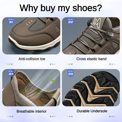 Men Soft Hiking Shoes