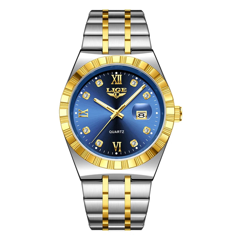 LIGE Original Quartz Man Wristwatch Fashion Luxury