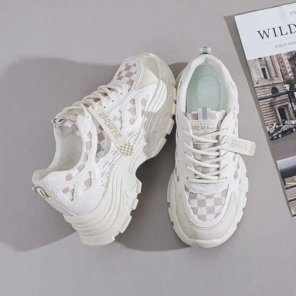 Fabric Lace Up Womans Sports