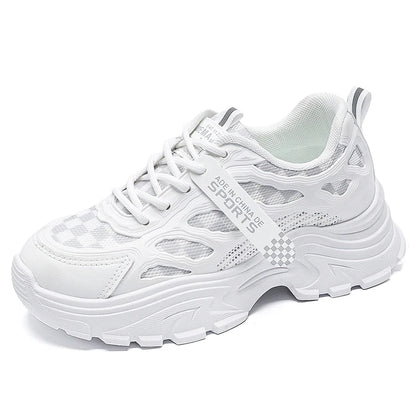 Fabric Lace Up Womans Sports